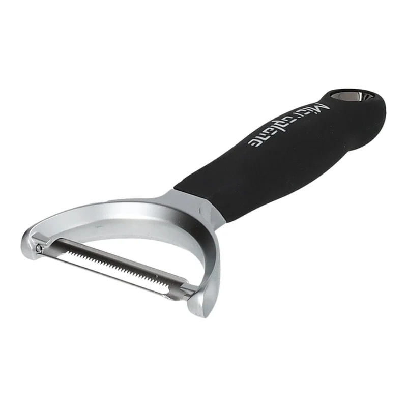 Microplane – Profi-Schäler Y-Modell mit Wellenschliff – Schwarz