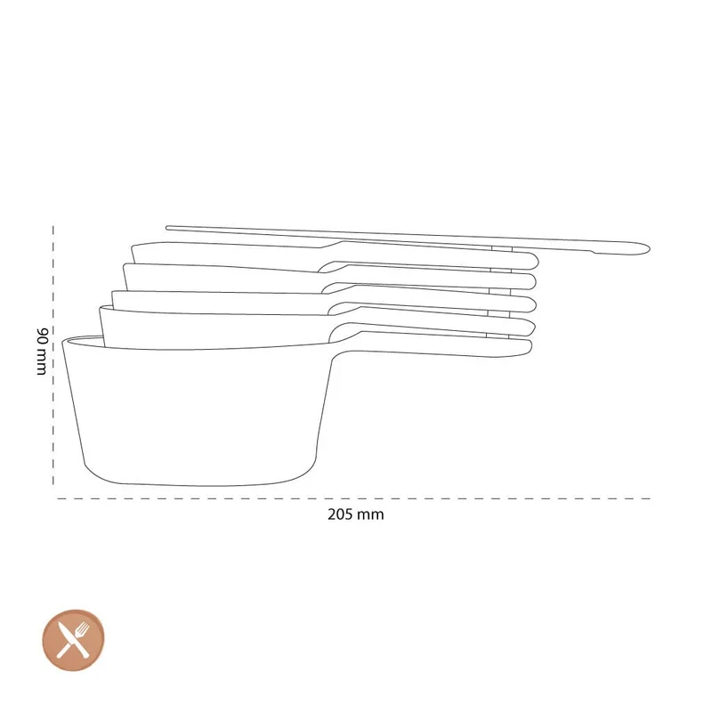 OXO - Messlöffel-Set 5-teilig