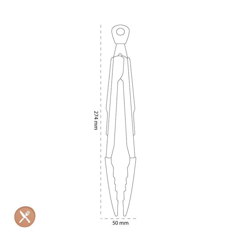 OXO - Servierzange aus Silikon, 23 cm