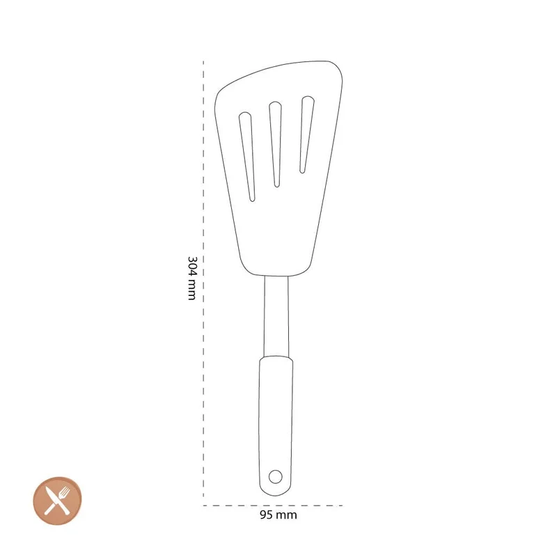 OXO - Omelettspatel Silikon, 30 cm