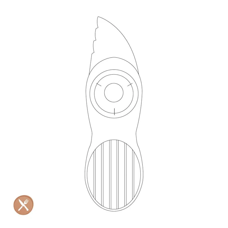 OXO - Avocadoschneider weiß