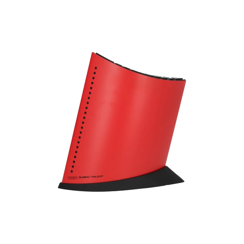 Global – GKB-52CR Messerblock „Boot“ – Rot