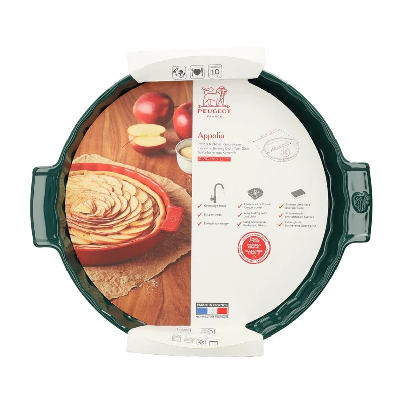 Peugeot - Appolia Kuchenform 30 cm Waldgrün