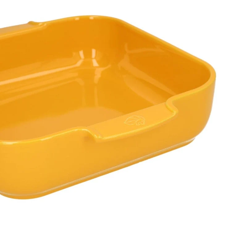 Peugeot - Appolia Auflaufform Quadratisch 36 cm Safrangelb