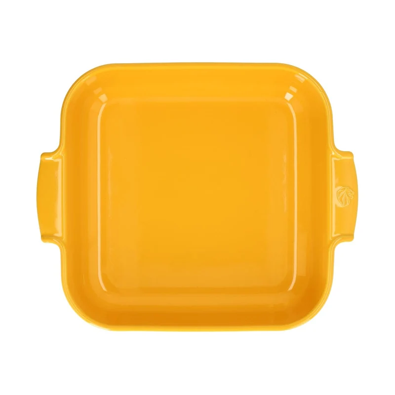 Peugeot - Appolia Auflaufform Quadratisch 36 cm Safrangelb