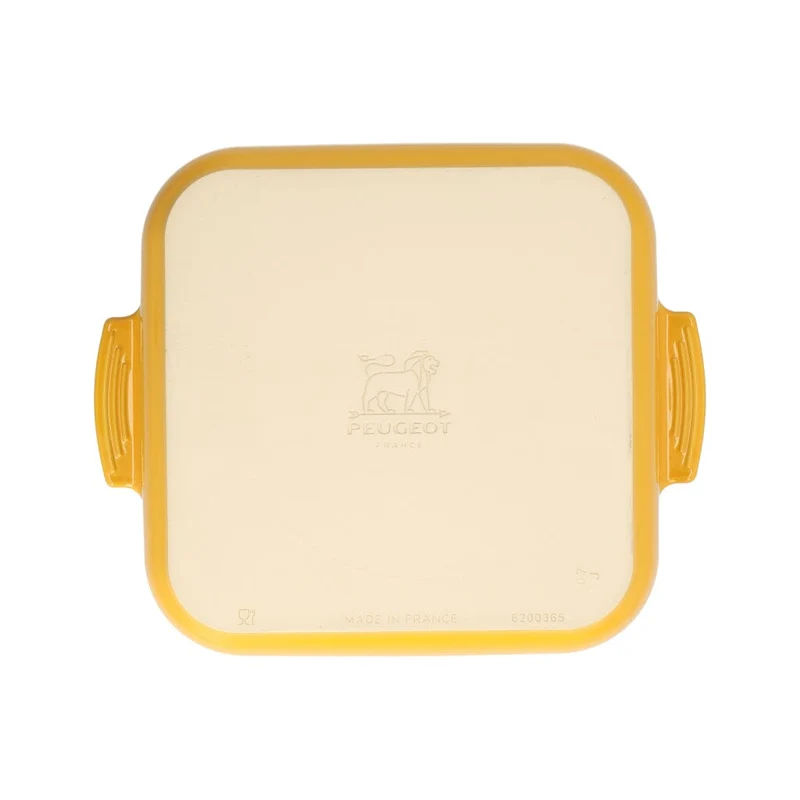 Peugeot - Appolia Auflaufform Quadratisch 36 cm Safrangelb