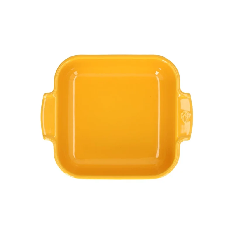 Peugeot - Appolia Auflaufform Quadratisch 21 cm Safrangelb