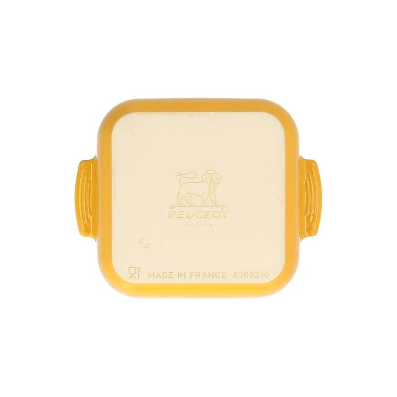 Peugeot - Appolia Auflaufform Quadratisch 21 cm Safrangelb