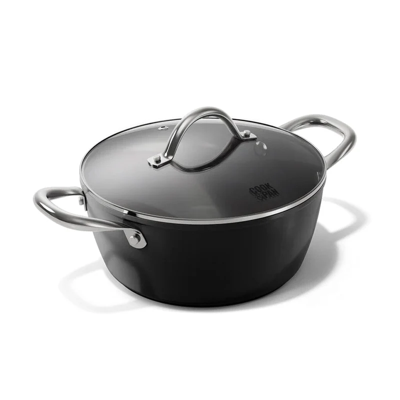 Cook & Pan - Signature Kochpfanne 24 cm mit Glasdeckel