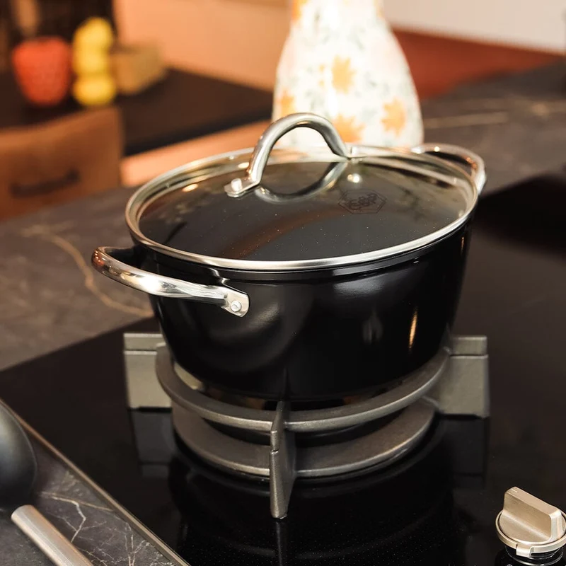Cook & Pan - Signature-Kochpfanne 20 cm mit Glasdeckel