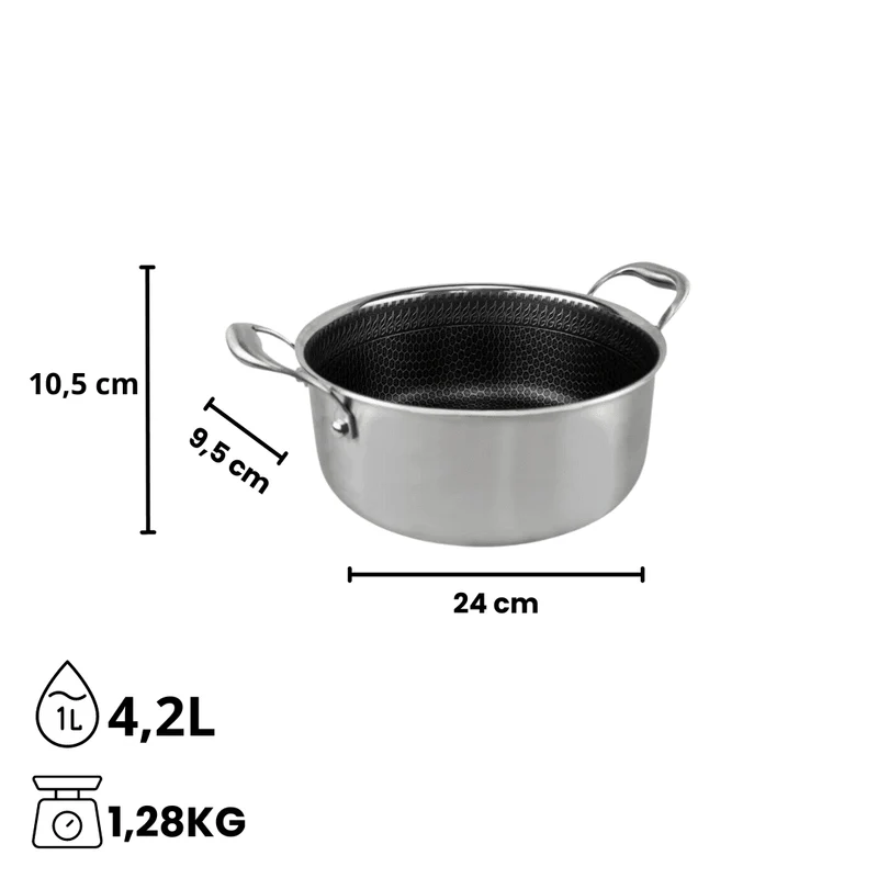 Cook & Pan - Honig-Kochpfanne 24 cm