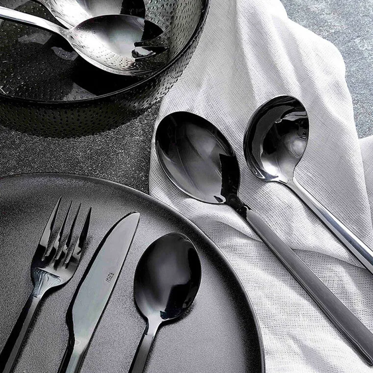 RAW Sauce-/Kartoffellöffel-Set schwarz