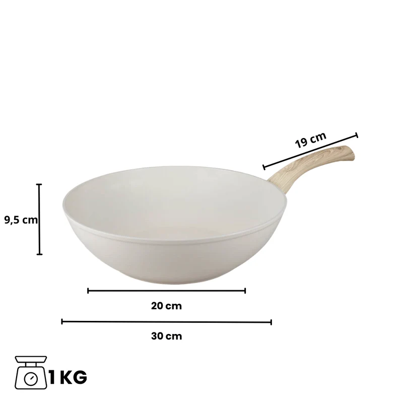 Cook & Pan - Go Ivory Wok-Pfanne 30 cm