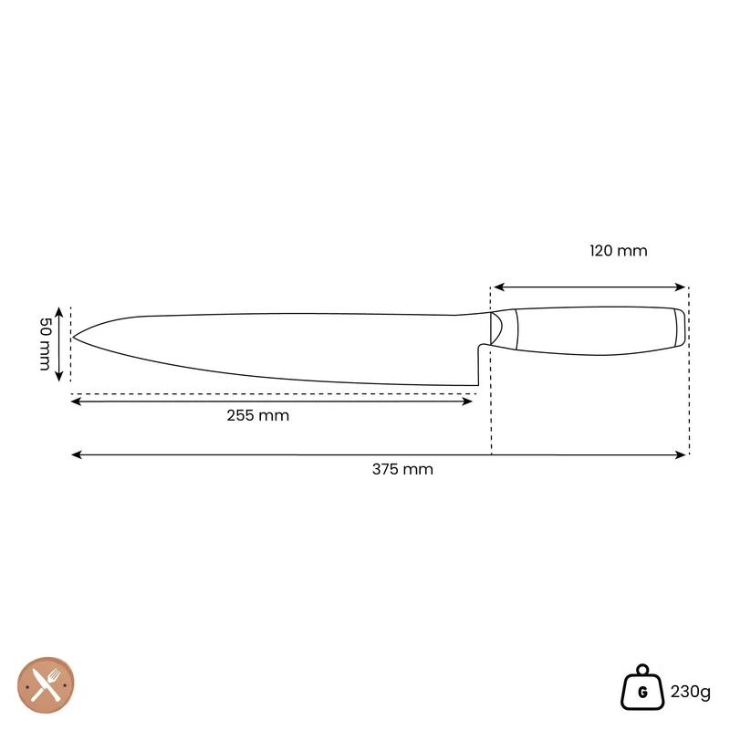 Yaxell - Super Gou Kochmesser 25,5 cm