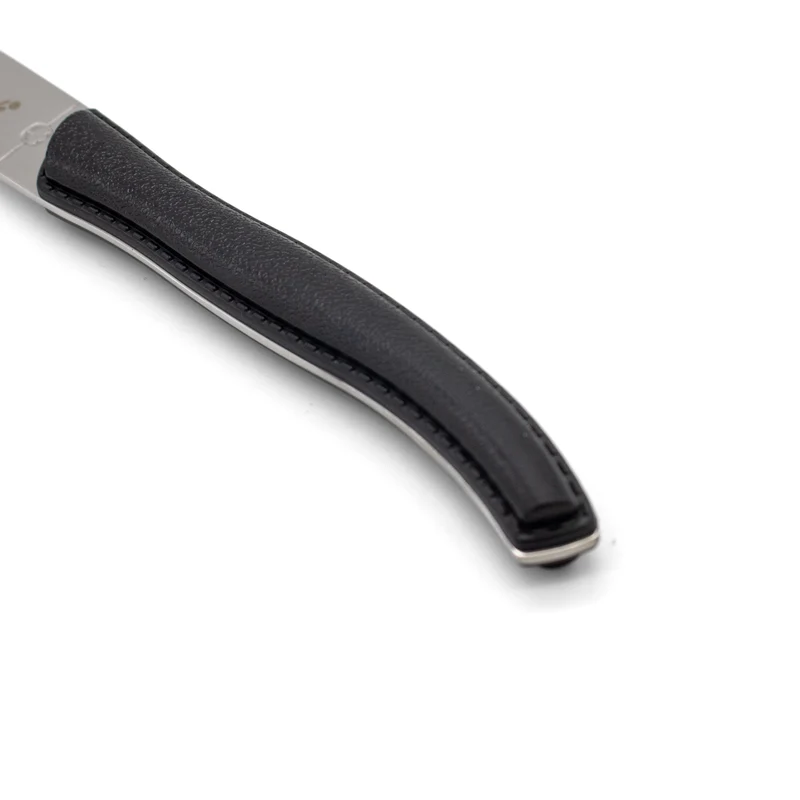 Lou Laguiole - Sky 6 Steakmesser + Messerblock - Schwarz