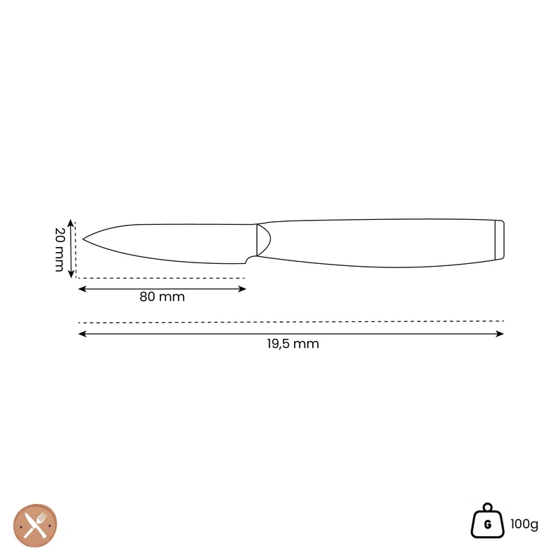 Yaxell - Ran Schälmesser 8 cm