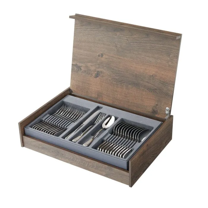 Amefa - Drift 84-teiliges Besteckset für 12 Personen - Silber