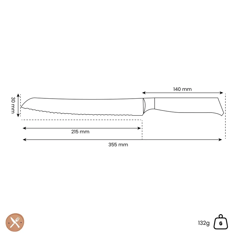 Messermeister - Oliva Luxus 23 cm Brotmesser