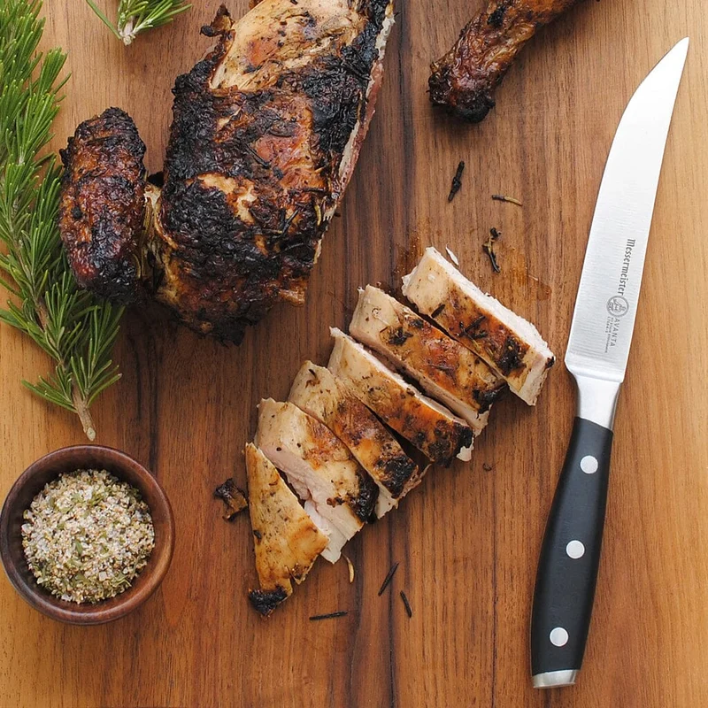 Messermeister - Avanta 4-teiliges schwarzes Steakmesserset