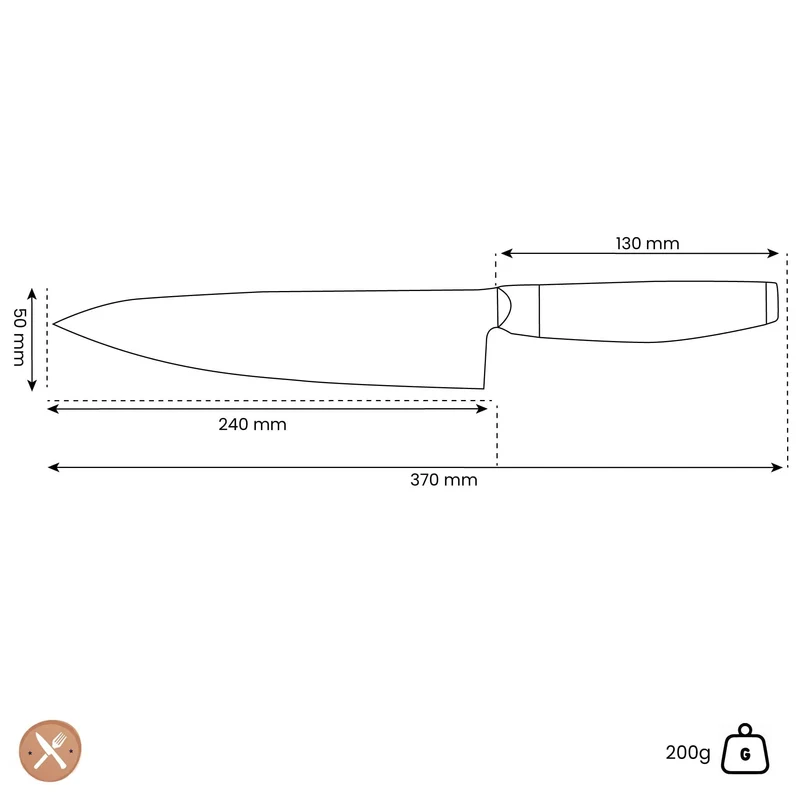 Yaxell - Ketu Kochmesser 20 cm