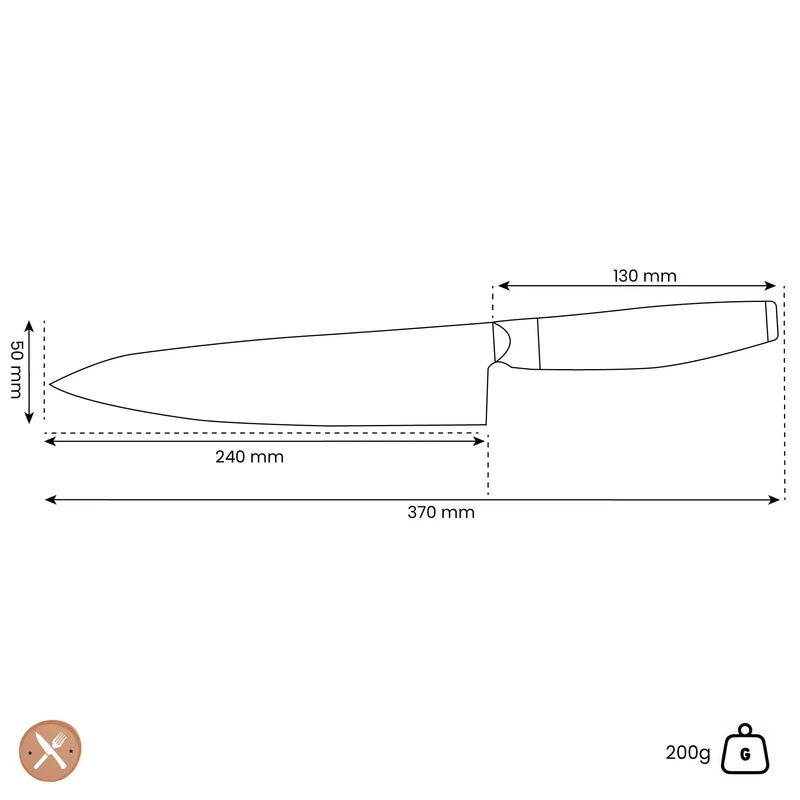 Yaxell - Ketu Kochmesser 24 cm