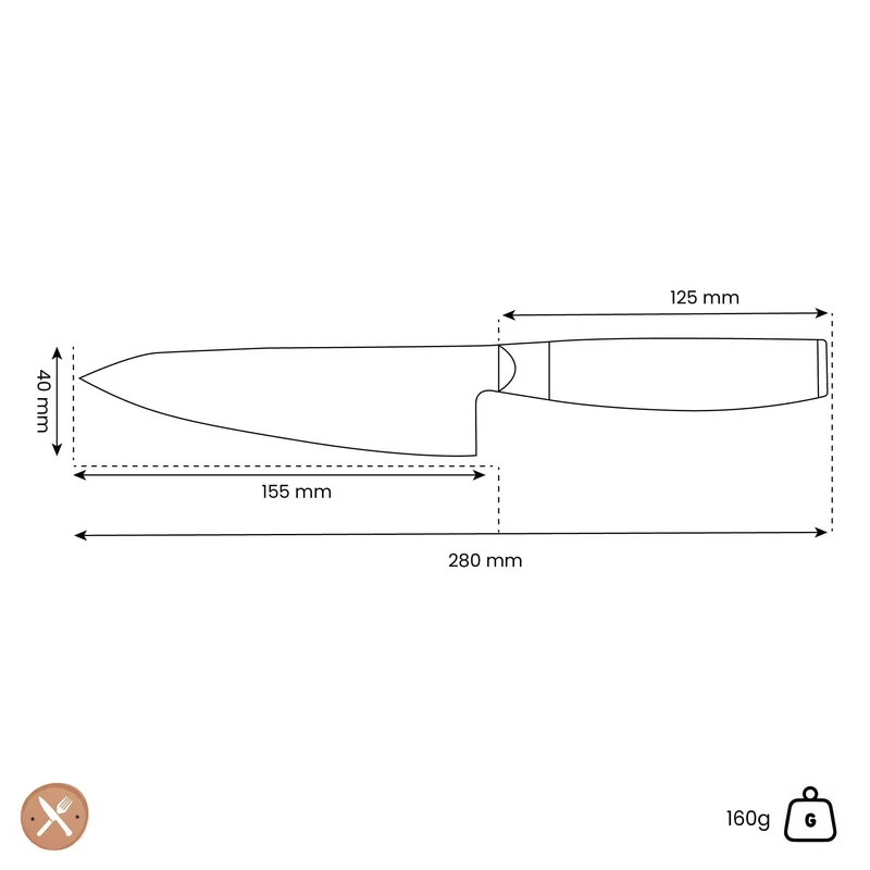 Yaxell - Ran Kochmesser 15,5 cm