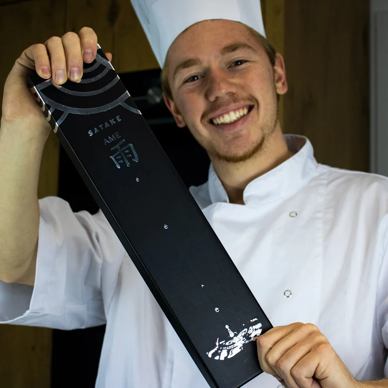 Ame - Kochmesser Regenmuster 21 cm
