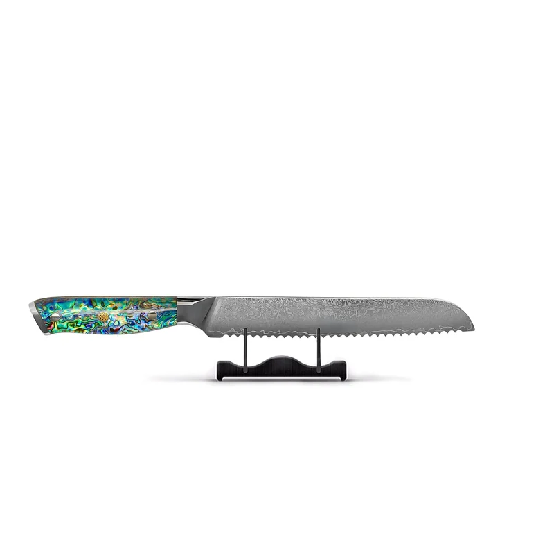 Shinrai Knives – 5-teiliges Damast-Messerset der Serie Mother of Pearl Jewels