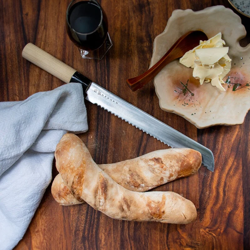 Satake - Brotmesser Magnolienholz 24 cm