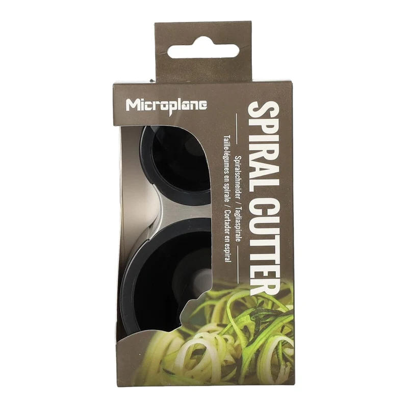 Microplane - Spiralschneider Edelstahl - Schwarz