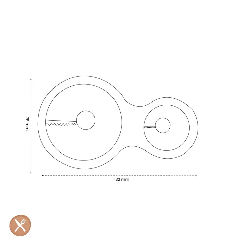 Microplane - Spiralschneider Edelstahl - Schwarz