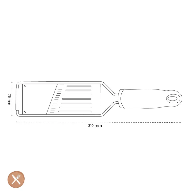 Microplane - Gourmet Julienneschneider - Schwarz
