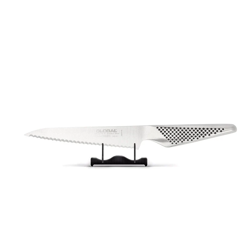 Global - Gs14 Wellenschliffmesser grob 15 cm