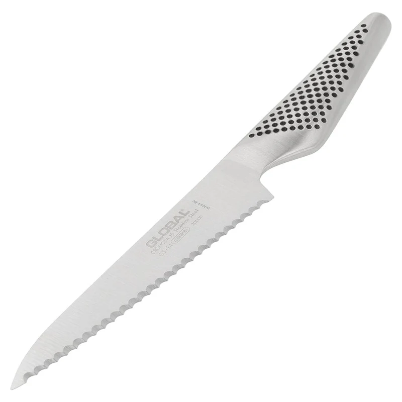 Global - Gs14 Wellenschliffmesser grob 15 cm
