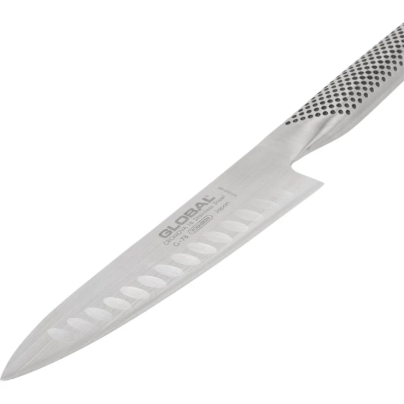 Global - G78 Kochmesser Grübchen 18 cm