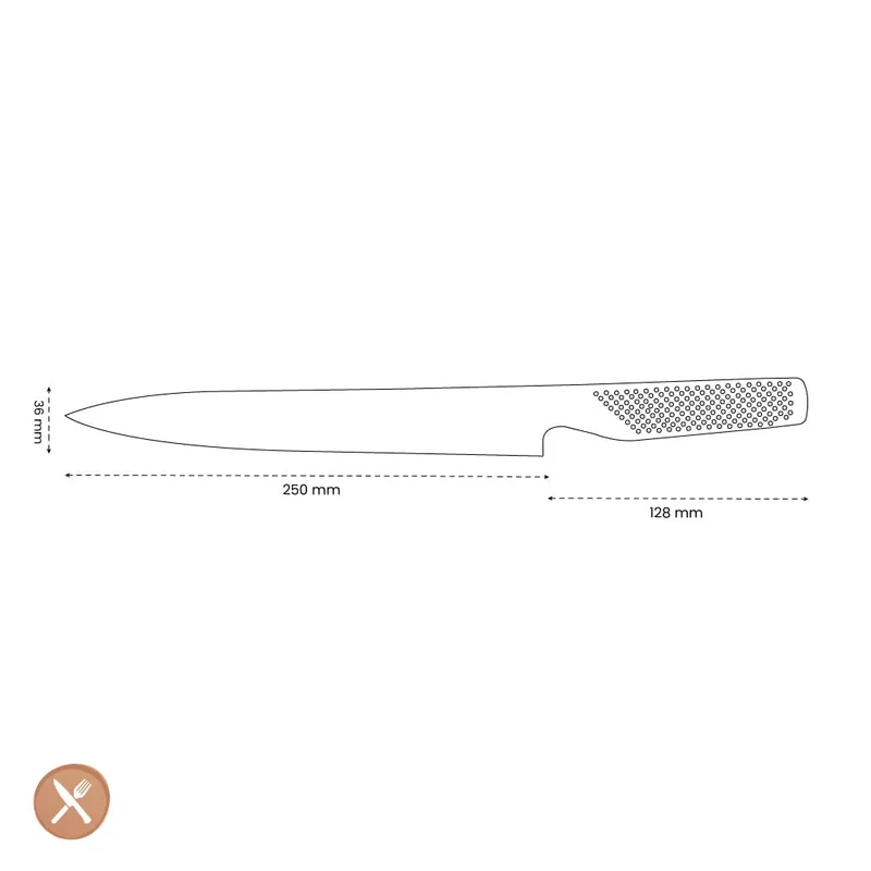 Global - G11 Sashimimesser Yanagi 25 cm