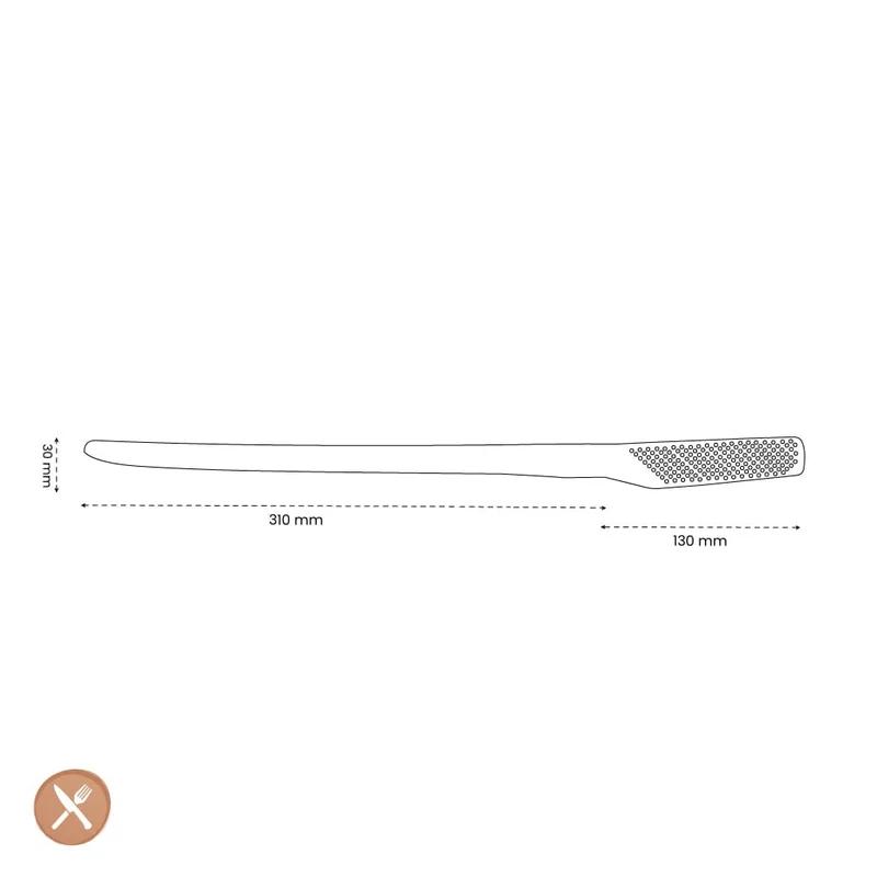 Global - G10 Lachsmesser flexibel 31 cm