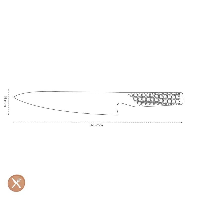 Global - G2 Kochmesser 20 cm