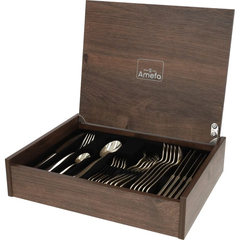 Amefa - Oxford 24-teiliges Besteckset - Champagner