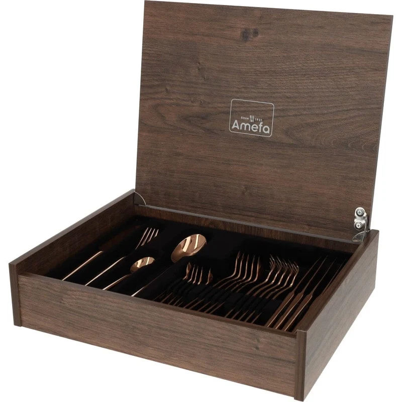 Amefa - Metropole 24-teiliges Besteckset - Kupfer