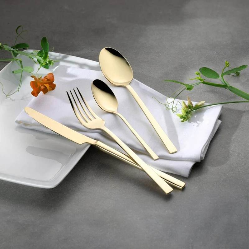 Amefa - Metropole 24-teiliges Besteckset - Gold