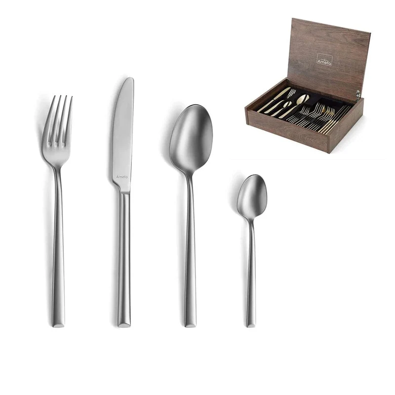 Amefa - Metropole 24-teiliges Besteckset - Samt