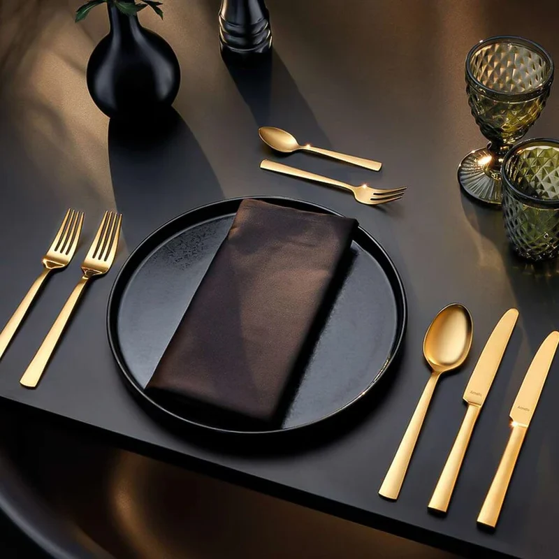 Amefa - Ventura 24-teiliges Besteckset - Gold