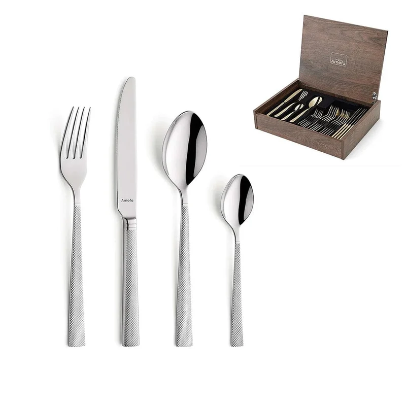 Amefa - Jewel 24-teiliges Besteckset - Silber