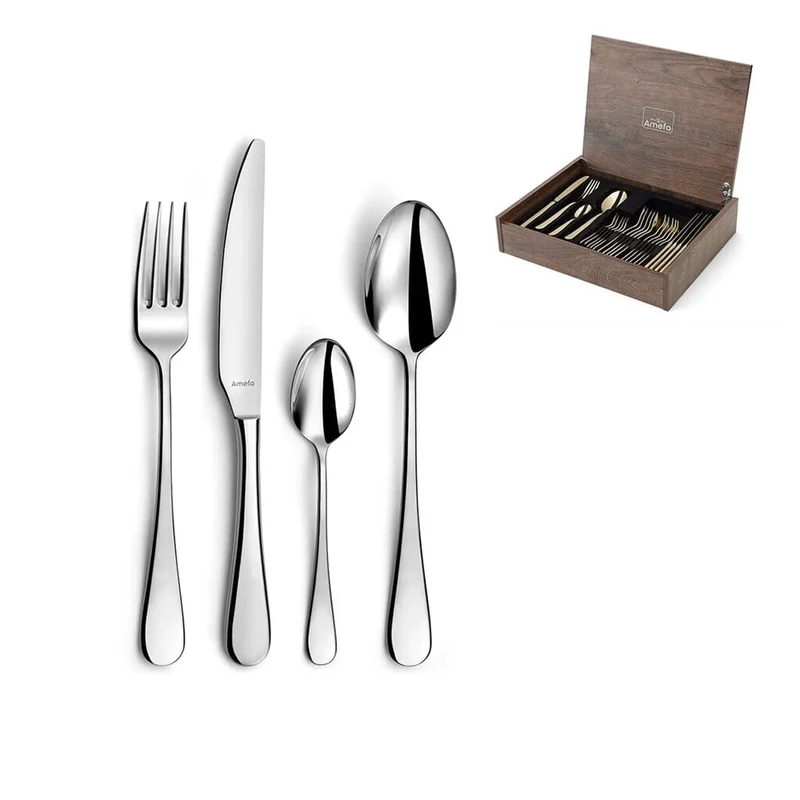 Amefa - Venus 24-teiliges Besteckset - Silber