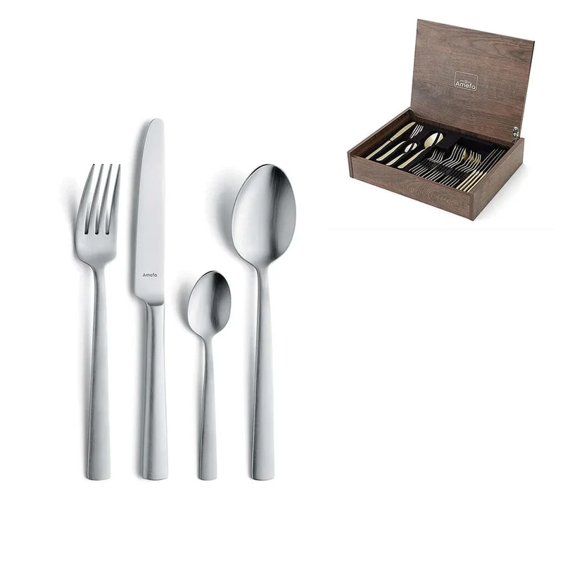 Amefa - Ventura 24-teiliges Besteckset - Silber