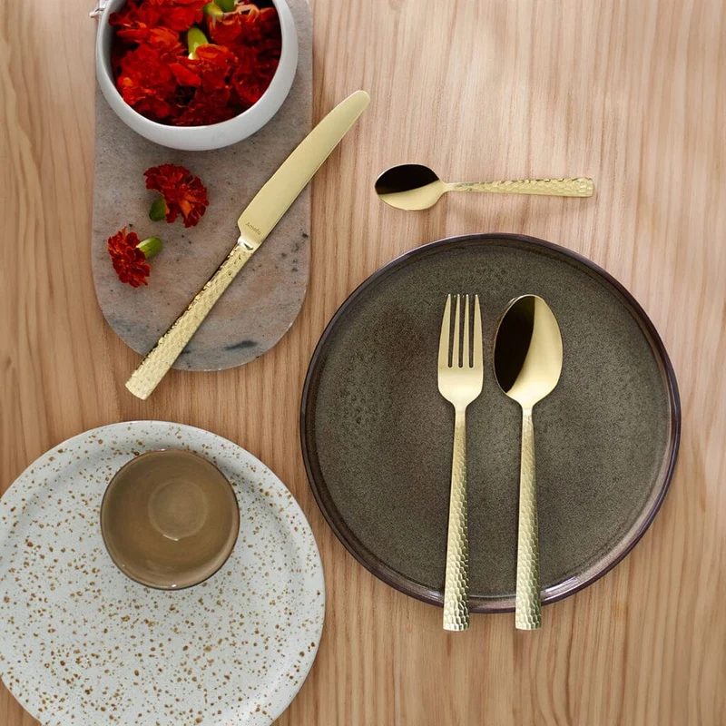 Amefa - Felicity 24-teiliges Besteckset - Champagner