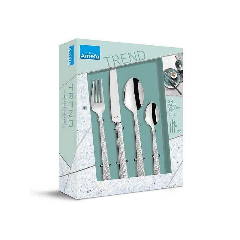 Amefa - Felicity 24-teiliges Besteckset - Silber