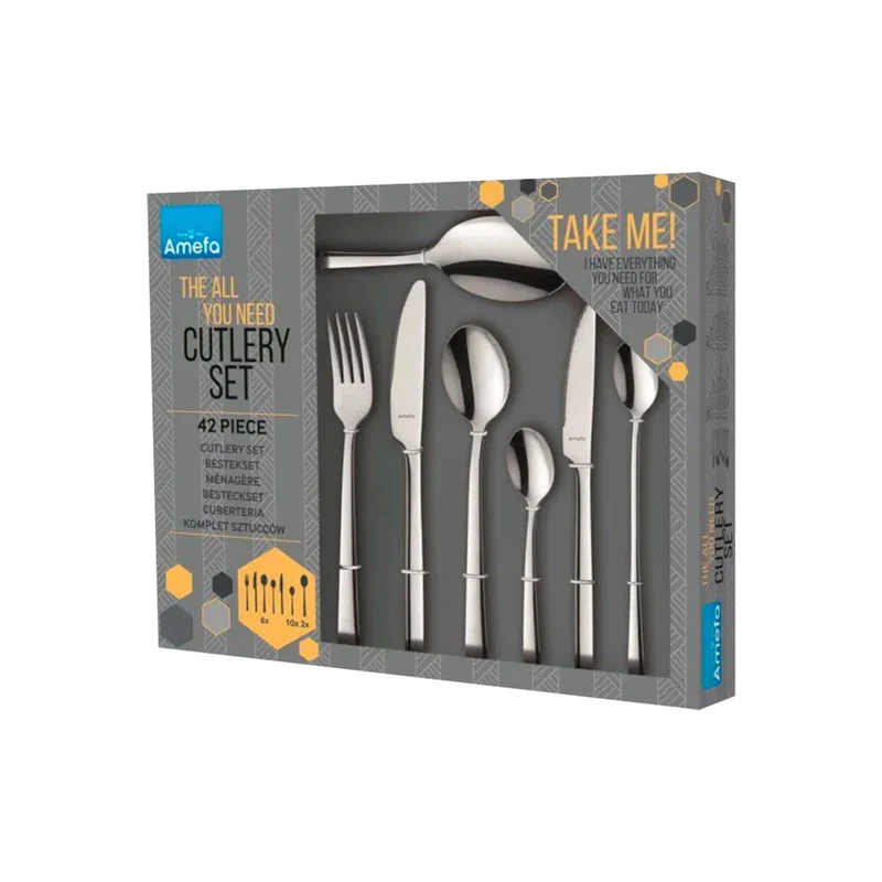 Amefa - Manille 42-teiliges Besteckset - Silber