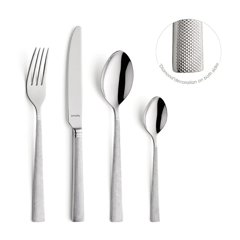 Amefa - Jewel 24-teiliges Besteckset - Silber